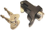 maniglia con serratura a chiave per cofano motore T2 8/71- nera