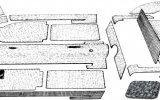 kit moquette TMI USA per Karmann Ghia 56-68 (20 pezzi) colore #407 grigio